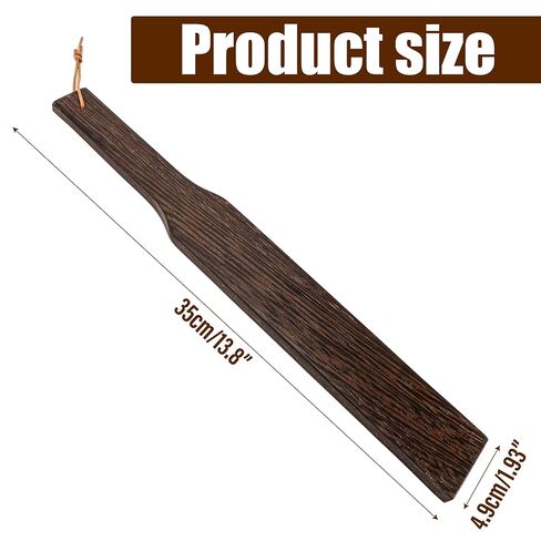 Discipline Paddle - Teaching Wood Paddle Whip, Handmade Chinese Style Riding Crop Classroom Ruler, Disciple Rules DIY Multipurpose Stick, Wooden Solid Tool for Spanking & Crafting Use Home Decoration in Saudi Arabia