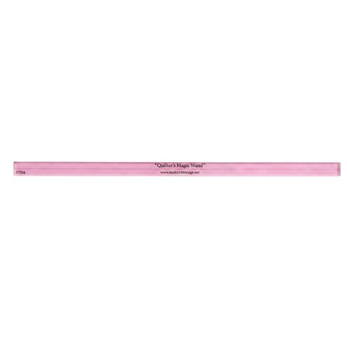 Quilter’s Magic Wand ½" x 12" Precision Ruler – Marking Tool for Tucker Trimmer & Wing Clipper – Studio 180 Designs (DT04) - Hot Pink in Saudi Arabia