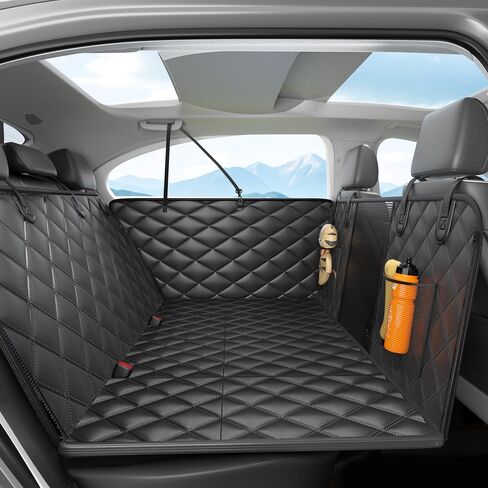 Dog Car Seat Cover for Back Seat, Hard Bottom Back Seat Extender for Dog in Saudi Arabia