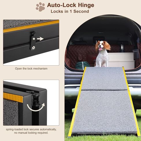 Dog Ramp for Car,75"L x 20"W Extra Long,Pet Ramp for Large Dogs in Saudi Arabia