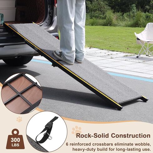 Dog Ramp for Car,75"L x 20"W Extra Long,Pet Ramp for Large Dogs in Saudi Arabia
