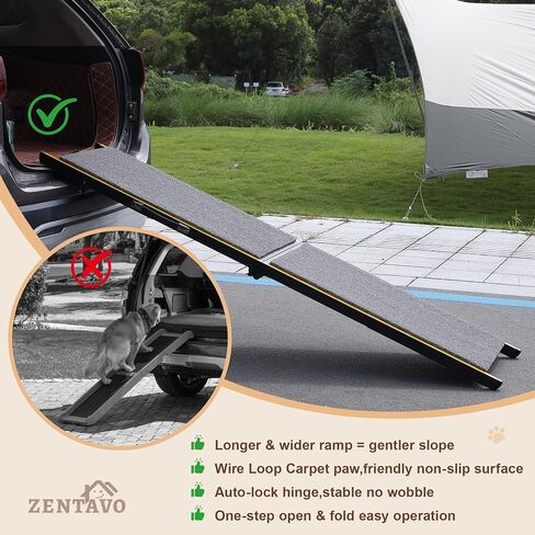 Dog Ramp for Car,75"L x 20"W Extra Long,Pet Ramp for Large Dogs in Saudi Arabia