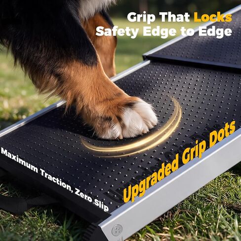 CAMMOO Dog Ramp for Car, 73''L x 20''W Foldable Pet Ramp for Large Dogs in Kuwait