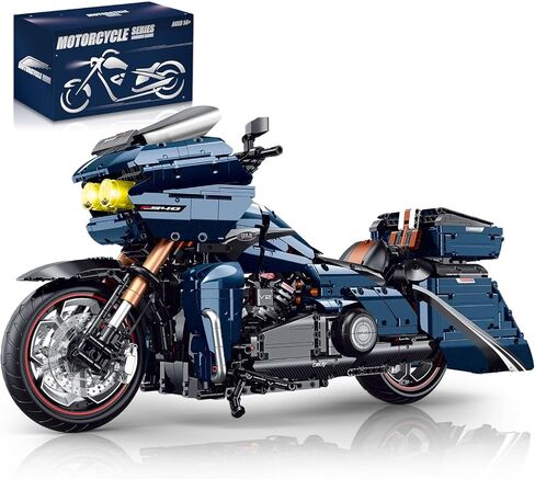 Cruiser Motorcycle Building Set for Adults Technic Motorbike Model Toy in Kuwait