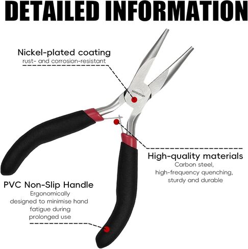 WISEUP 11pcs Jewelry Plier Sets for Crafting, Electronics & Jewelry Making in Saudi Arabia