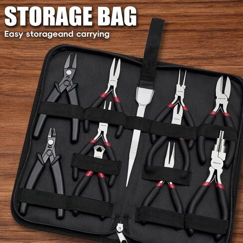 WISEUP 11pcs Jewelry Plier Sets for Crafting, Electronics & Jewelry Making in Saudi Arabia