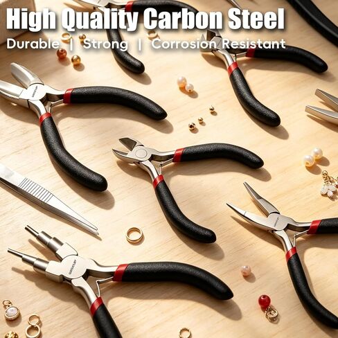 WISEUP 11pcs Jewelry Plier Sets for Crafting, Electronics & Jewelry Making in Saudi Arabia