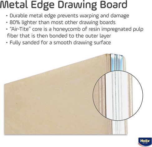 Helix - Wooden Drawing Board - Lightweight - 20 x 26 inch in Kuwait