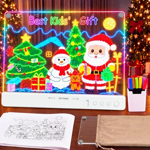 2026 New LED Drawing Board for Kids 16" - 3-12 Yr Old Girl Birthday Gifts in Kuwait