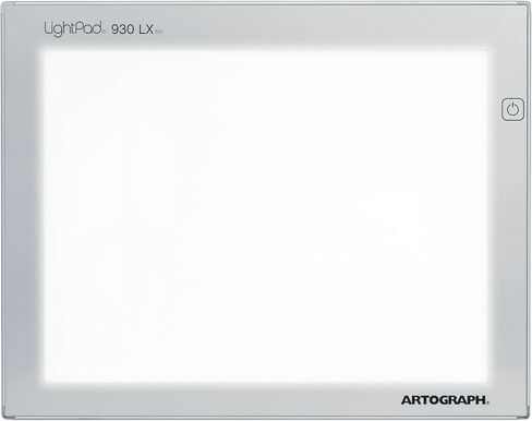 Artograph LightPad 930 LX - صندوق إضاءة LED رقيق مقاس 12 × 9 بوصة وقابل للضوء للتتبع والرسم in Kuwait