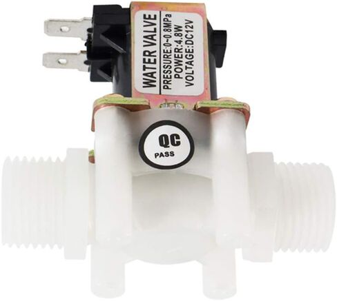 1/2" DC 12V Solenoid Valve N/C Normally Closed Water Inlet Flow Switch in Kuwait
