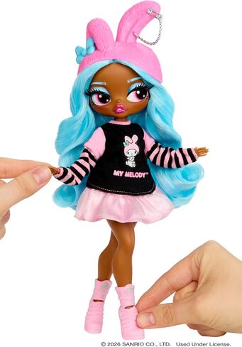LOL Surprise OMG Loves Hello Kitty and Friends – My Melody – Fashion Doll Inspired by Hello Kitty and Friends Character – Play & Display! in Kuwait
