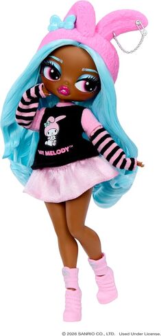 LOL Surprise OMG Loves Hello Kitty and Friends – My Melody – Fashion Doll Inspired by Hello Kitty and Friends Character – Play & Display! in Kuwait