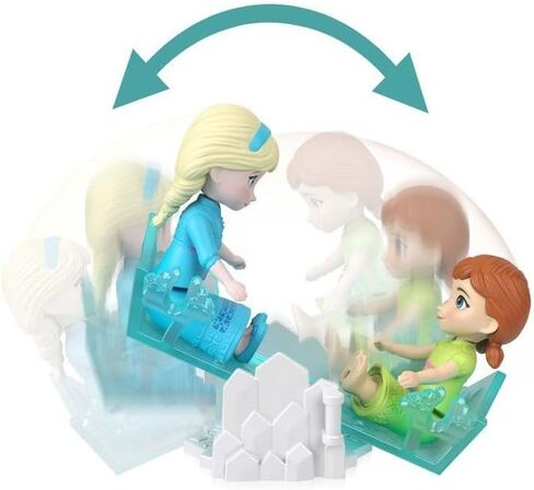 Mattel Disney Frozen Young Anna & Elsa Small Doll Advent Calendar in Kuwait
