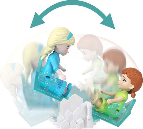 Mattel Disney Frozen Young Anna & Elsa Small Doll Advent Calendar in Kuwait