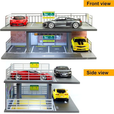 1/24 Scale 2 Layers Cars Display Case for Model Car Display and Storage in Kuwait