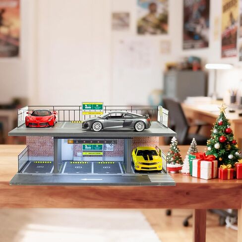 1/24 Scale 2 Layers Cars Display Case for Model Car Display and Storage in Kuwait