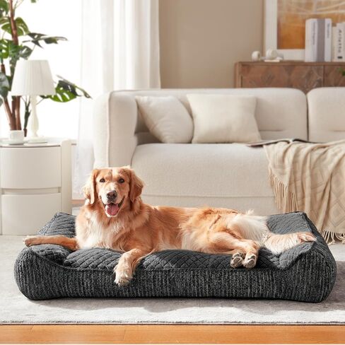 JOEJOY XL Orthopedic Dog Bed for Large Dogs, Extra Thick Foam Pet Bed Sofa in Saudi Arabia