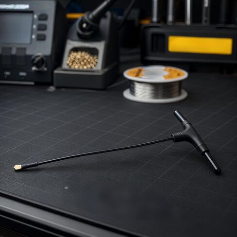 2PCS UFL 2.4GHz T Antenna Black Plastic Replacement for ELRS Receiver FPV Drone Tiny Whoop Fixed Wing RC Plane (4.33x2.28in) in Kuwait