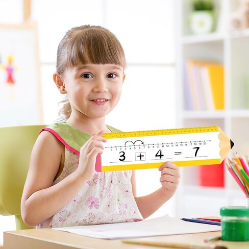 26 Pcs Number Lines for Students Kindergarten Classroom Must Haves Number Line for Classroom Wall First 2nd 1st Grade Must Haves Special Education Dry Erase White Board Numberline Math Manipulatives in Saudi Arabia