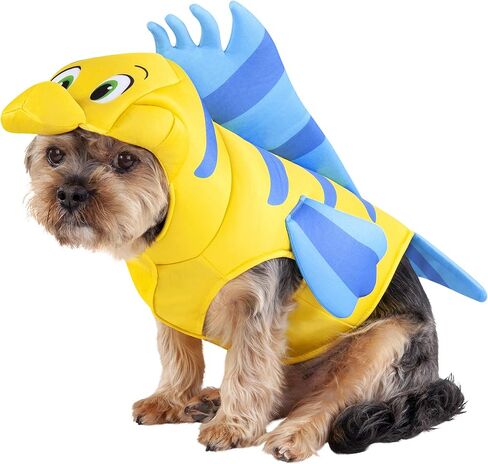 Rubies at Party City Disney Little Mermaid: Flounder Pet Costume for for Dogs or Cats, XL in Saudi Arabia
