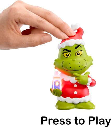 Little Tikes Grinch Story Dream Pals Interactive Story Telling 4" Figure with Bonus Story Cartridge, Talks, Lights Up, Key Chain, Ages 3+ in Saudi Arabia