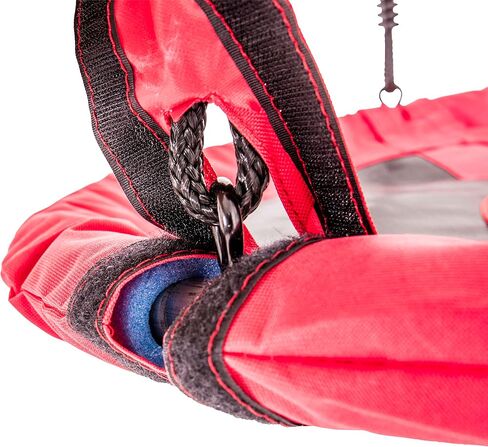 Jack and June 30" Diameter Red Round Swing Supports up to 300 lbs Swing in Kuwait