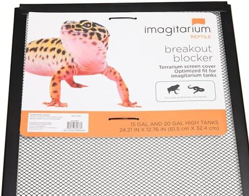 imagitarium by Petco Breakout Blocker Terrarium Screen Cover, 15 Gallon or 20 Gallon High in Saudi Arabia