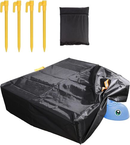 Waterproof Cover for Little Tikes Turtle Sandbox, 420D Oxford Sand Pit Cloth Turtle Sand Box Cover Windproof Outdoor Sandpit Protection for Kids Protect Toys, 38.6x34.7x11.8 inch in Kuwait