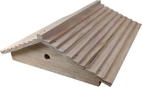 Yarra Bee Co Gabled Beehive Roof - Unassembled Pine Garden Outer Cover with Peaked Pigeon Roof & End Vents for Langstroth Hives, Ventilated Beehive Lid (8 Frame, Unpainted) in Kuwait