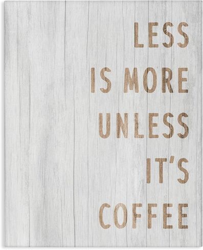 تصميم فني جداري من القماش من Stupell Industries More Coffee عبارة عن مطبخ من Lil' Rue in Kuwait