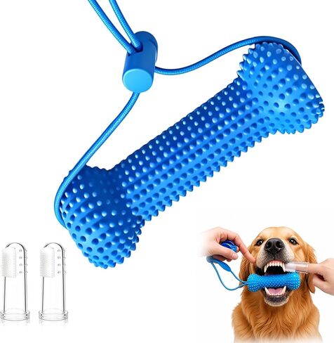 Dual-Action Canine Dental Prop, Bite and Brush Dental Toy for Dogs in Kuwait