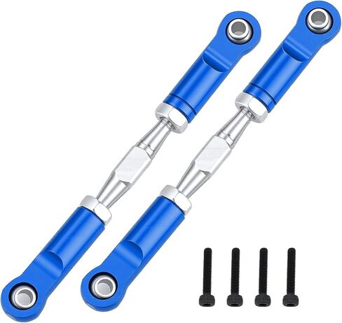 Aluminum Adjustable Turnbuckles Camber Link Set for Arrma 1/16 Mini Kraton 3S, Replace #ARA-3281 (Black) in Kuwait