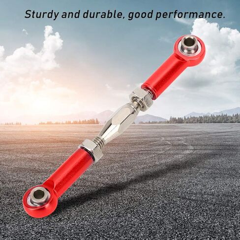 RC Turnbuckles, Adjustable Aluminum Alloy Servo Links 6-Piece Set for RC Hobbyists Front Rear Suspension Tuning Off-Road Racing Competition Use in Kuwait