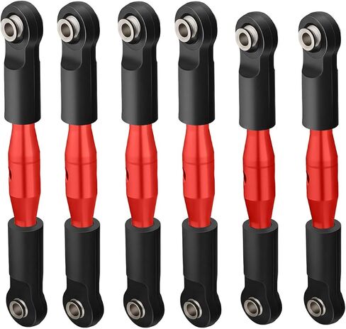 Alloy Turnbuckles Camber Links Kit Compatible with Arrma 1/8 Typhon 3S BLX & 550 Mega 1/10 Big Rock V3 Series Upgrades Part Deep Black in Saudi Arabia