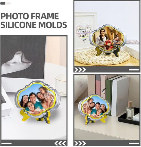 European Style Photo Frame Silicone Mold for Epoxy Resin DIY Crafts in Kuwait