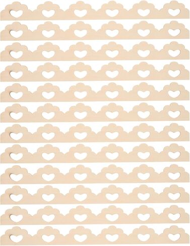 12pcs Wood Scallop Edging Trim 15.75 Inch Cabinet Frame Molding in Kuwait