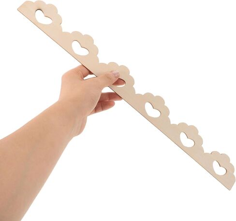 12pcs Wood Scallop Edging Trim 15.75 Inch Cabinet Frame Molding in Kuwait