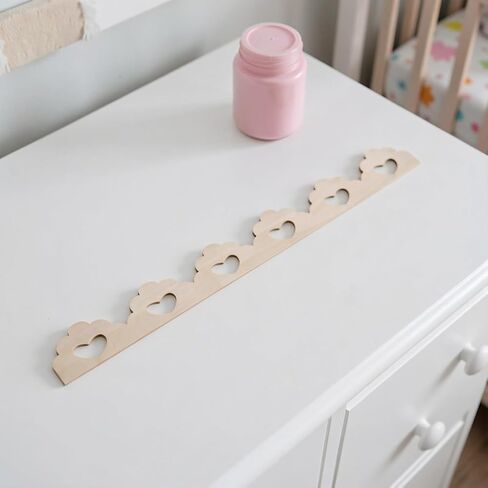 12pcs Wood Scallop Edging Trim 15.75 Inch Cabinet Frame Molding in Kuwait
