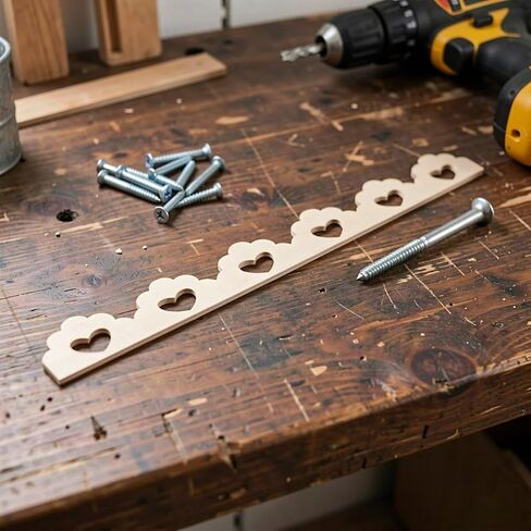 12pcs Wood Scallop Edging Trim 15.75 Inch Cabinet Frame Molding in Kuwait