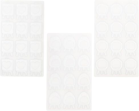 3pcs Reusable White Silicone Picture Frame Molds in Kuwait