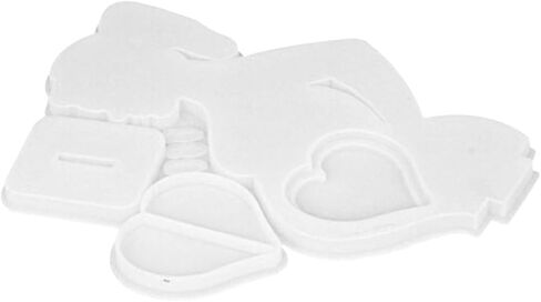 WOONEKY Heart-Shaped Photo Frame Silicone Mold for Epoxy Resin Crafting in Saudi Arabia