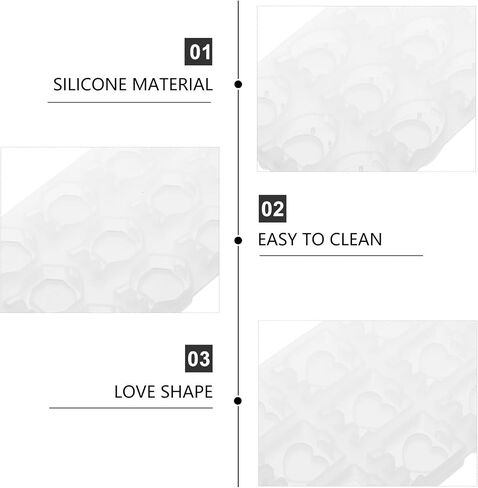 3pcs Silicone Photo Frame Mold, Pendants, Magnets and Cases in Kuwait