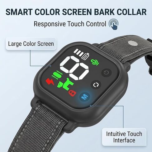 Noobark Dog Bark Collar, 4 Training Modes, 8 Sensitivity Levels in Saudi Arabia
