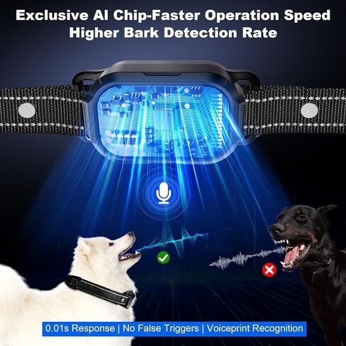 Dog Bark Collar with Remote Control,Smart 2-in-1 Automatic & Manual Anti Barking Dog Training Collar with Beep,Vibration,Static Modes for Large Medium Small Dogs,5 Adjustable Sensitivity in Kuwait