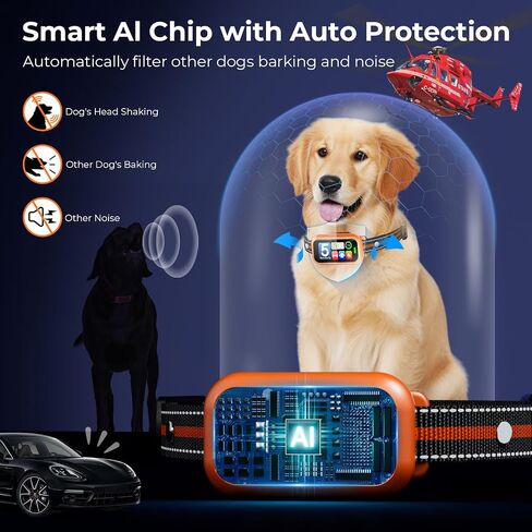 Smart Dog Bark Collar for Small Medium Large Dog, Effective No-Bark Collar in Kuwait