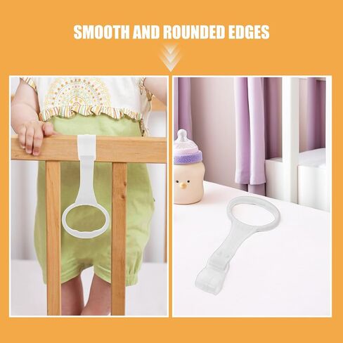 Portable Baby Pull up Rings 6pcs for Playpen and Crib Assist in Kuwait