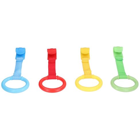 Luocute Baby Pull Up Rings, 4 Pcs, Plastic, Ergonomic Design in Kuwait