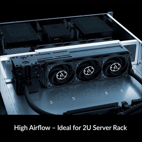ARCTIC P8 Max - مروحة الكمبيوتر الشخصي، مروحة حافظة عالية الأداء 80 مم، مروحة الخادم، تحكم PWM 500-5000 دورة في الدقيقة، مثالية للضغط الثابت، وضع 0 ديسيبل، محمل كروي مزدوج - أسود in Kuwait