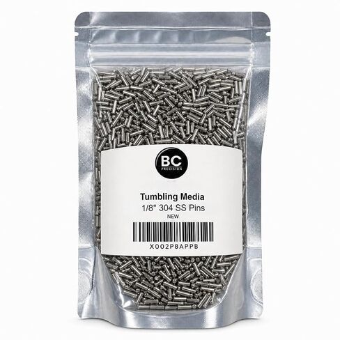 1 LB Stainless Steel Tumbling Media Pins - 0.047" Diameter, 0.255" Length in Kuwait